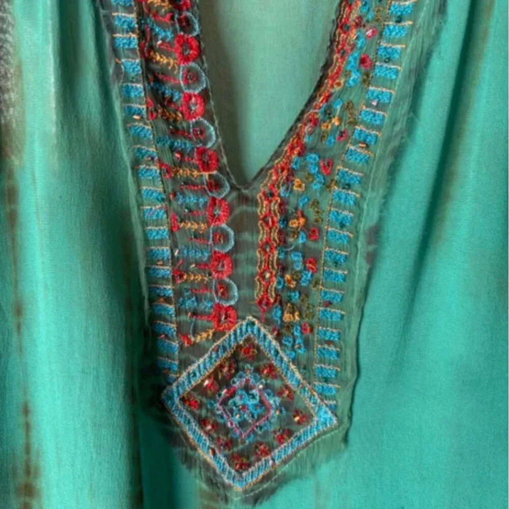 π¦ Chico's - Sheer Beaded Tunic - Picture 5 of 8